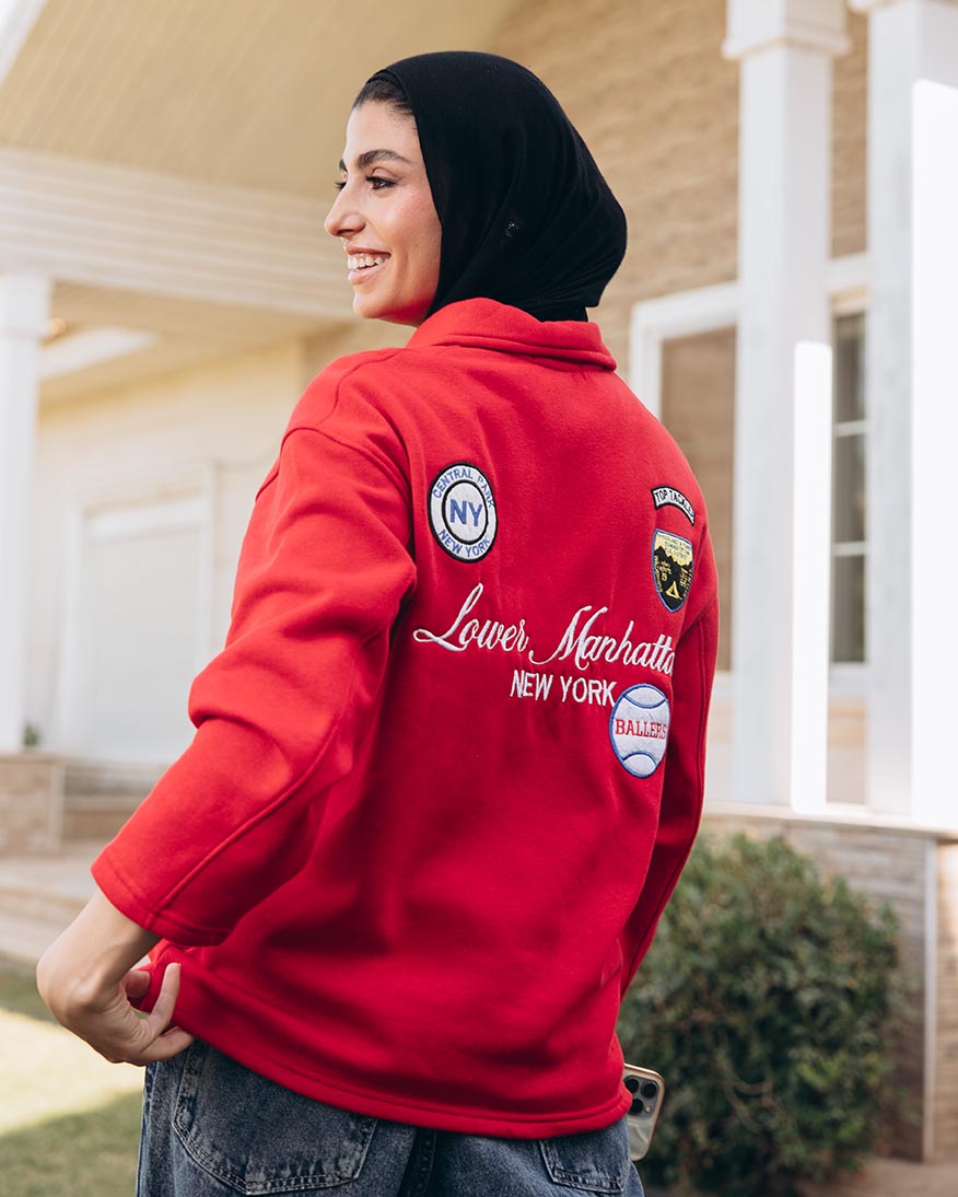 سويت شيرت نسائي مطرز