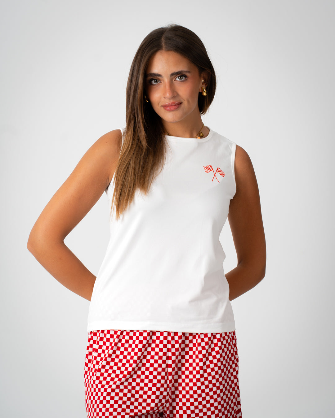 بيجامة نسائية مطبوعة