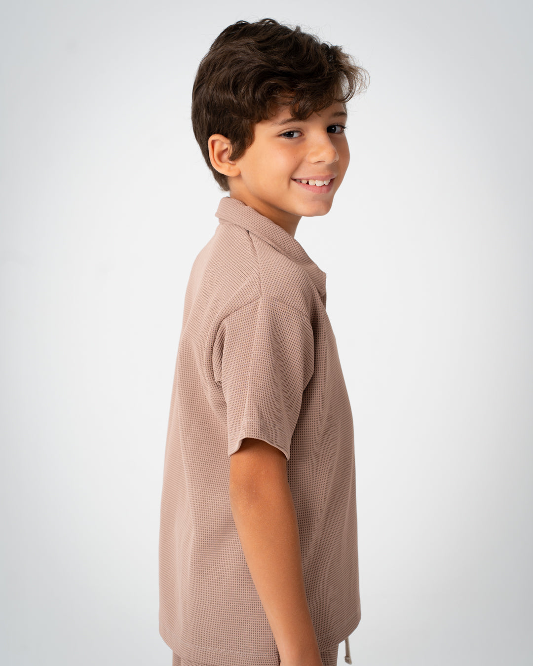 Boys Polo Jacquard Shirt