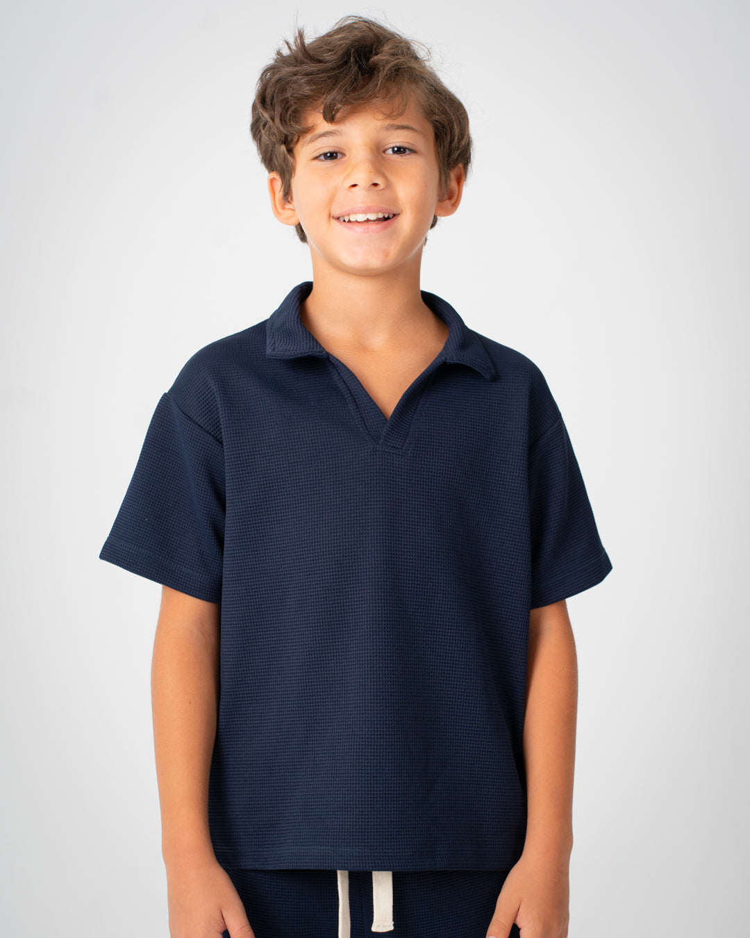 Boys Polo Jacquard Shirt
