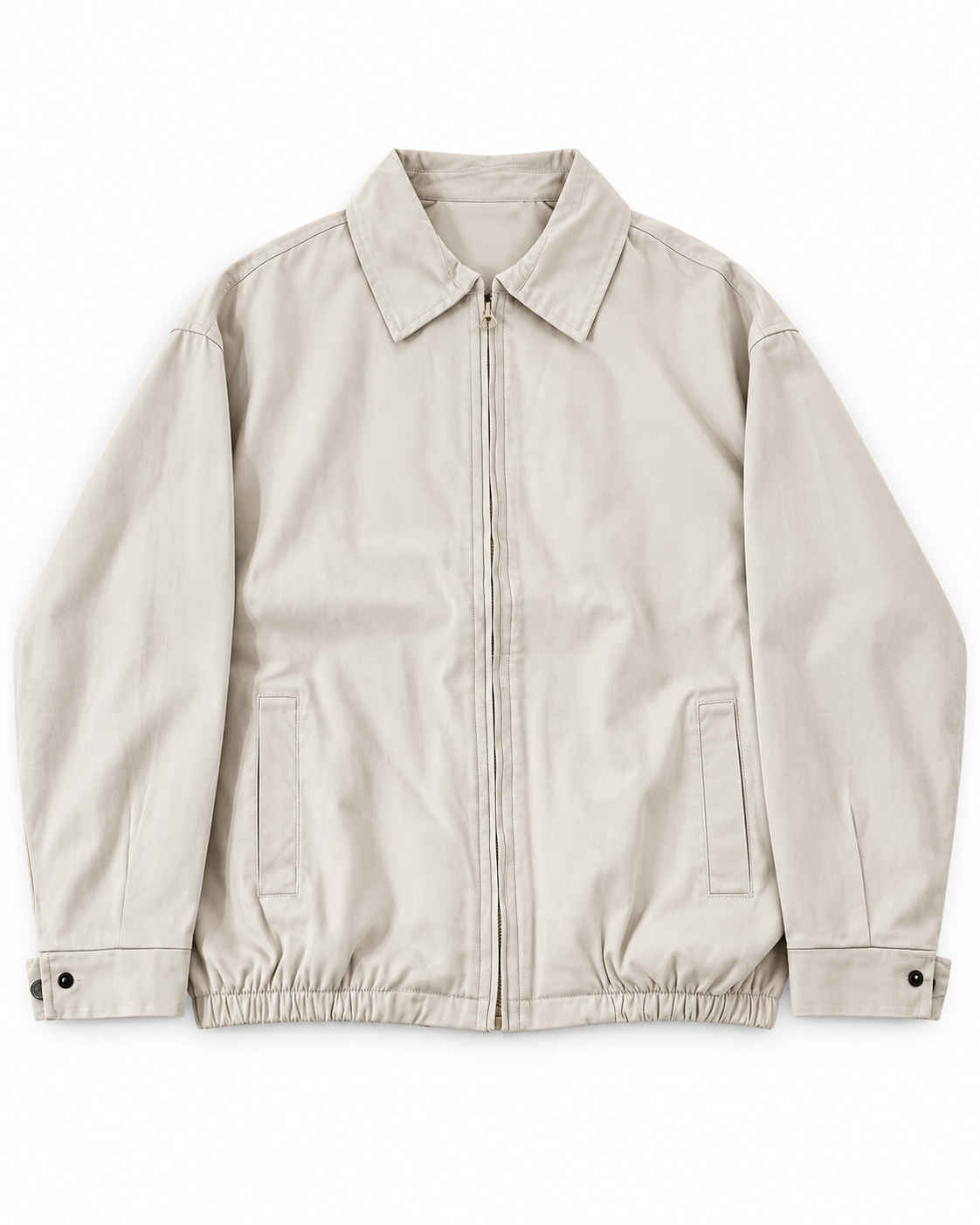 Women Gabardine Jacket W/Zipper