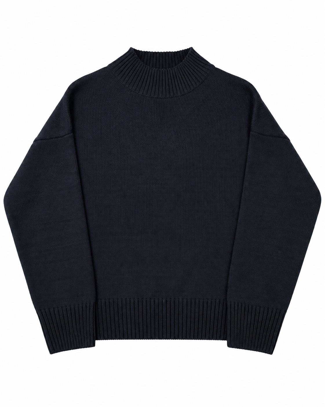 Women Plain Half Neck Pullover
