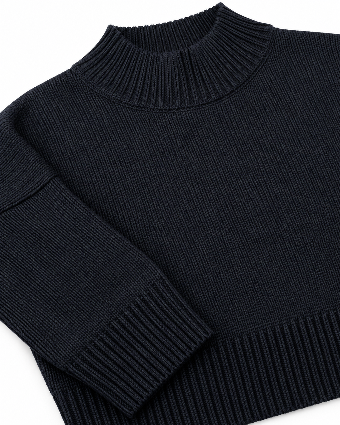 Women Plain Half Neck Pullover