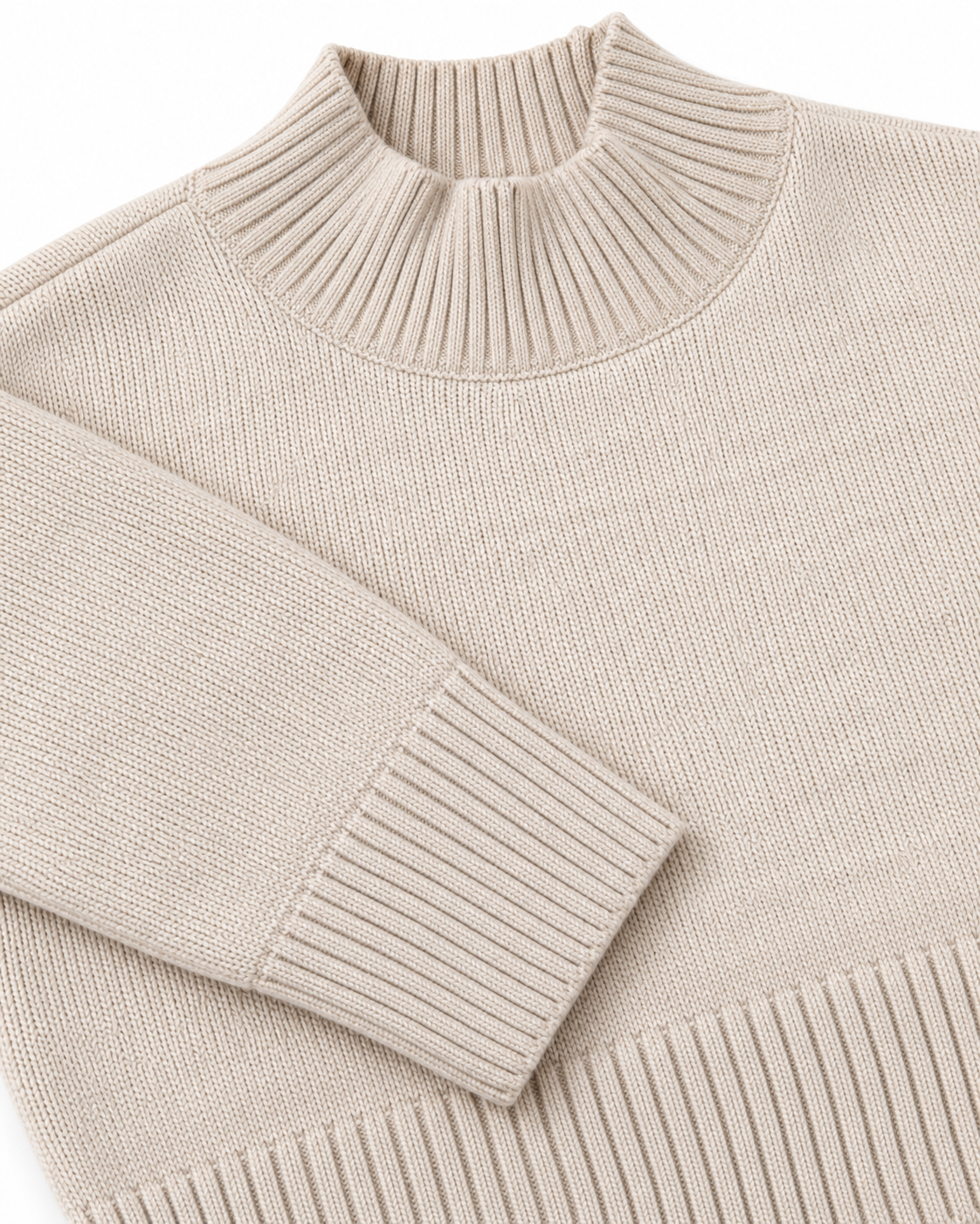 Women Plain Half Neck Pullover