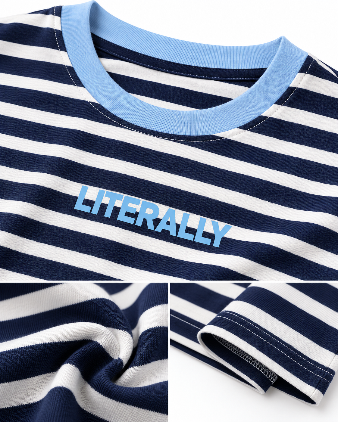 Women Stripped Long Sleeves T-Shirt