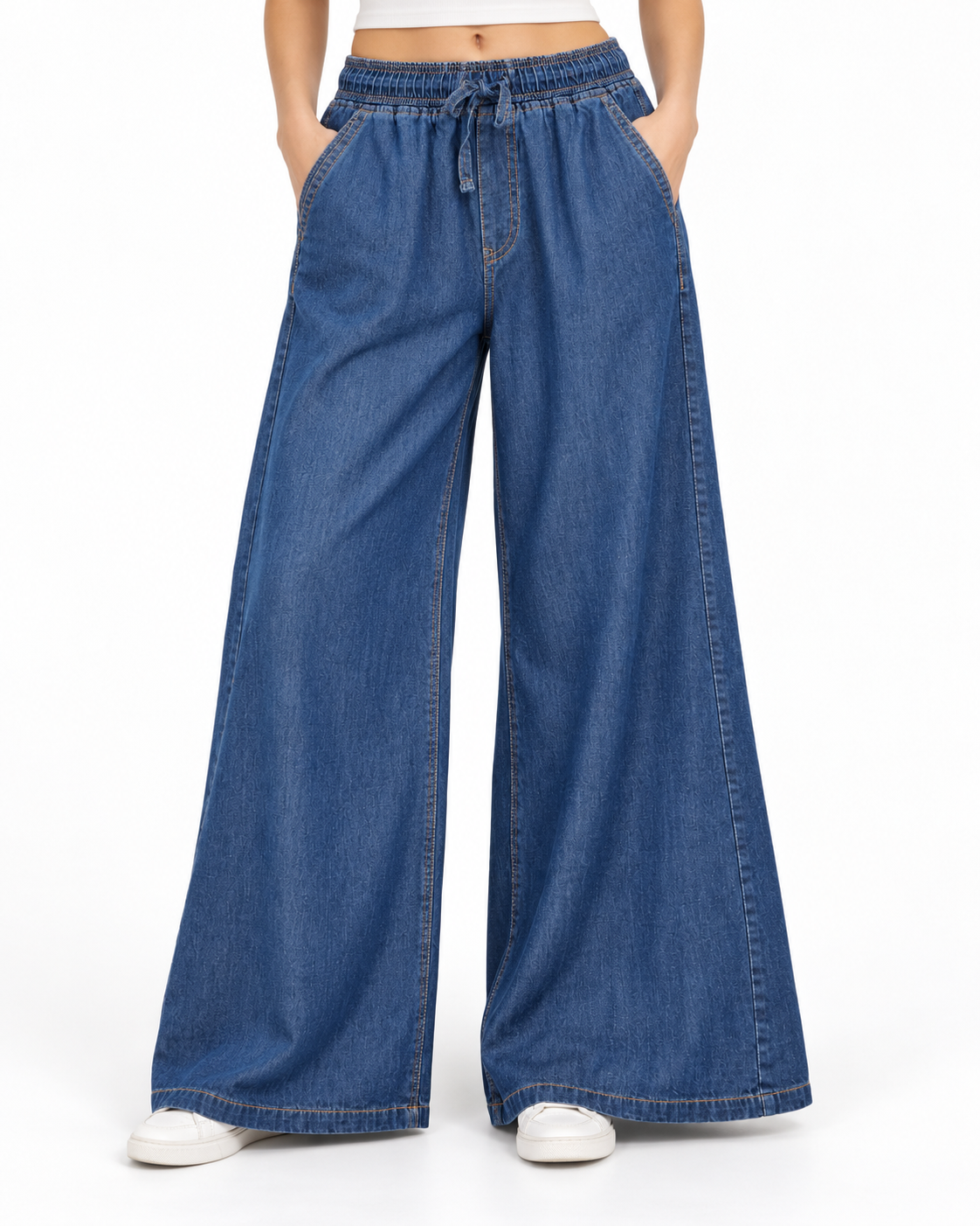 Women Jeans Pant Wide Leg