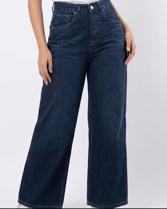 Women Jeans Pant Wide Leg