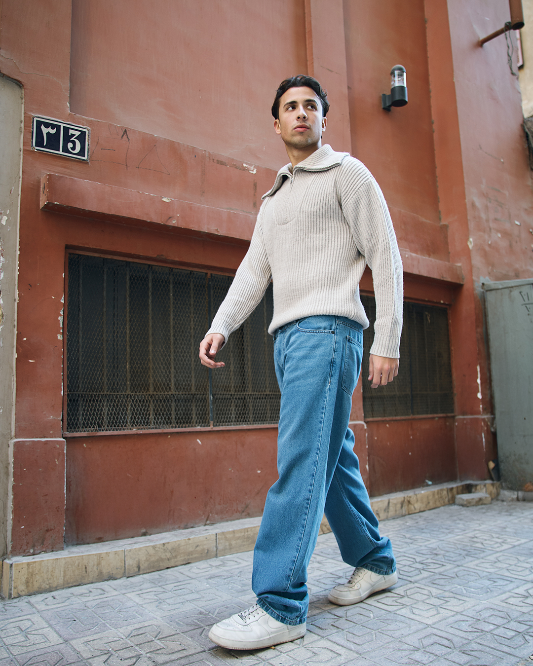 Men Knitted Tricot Pullover