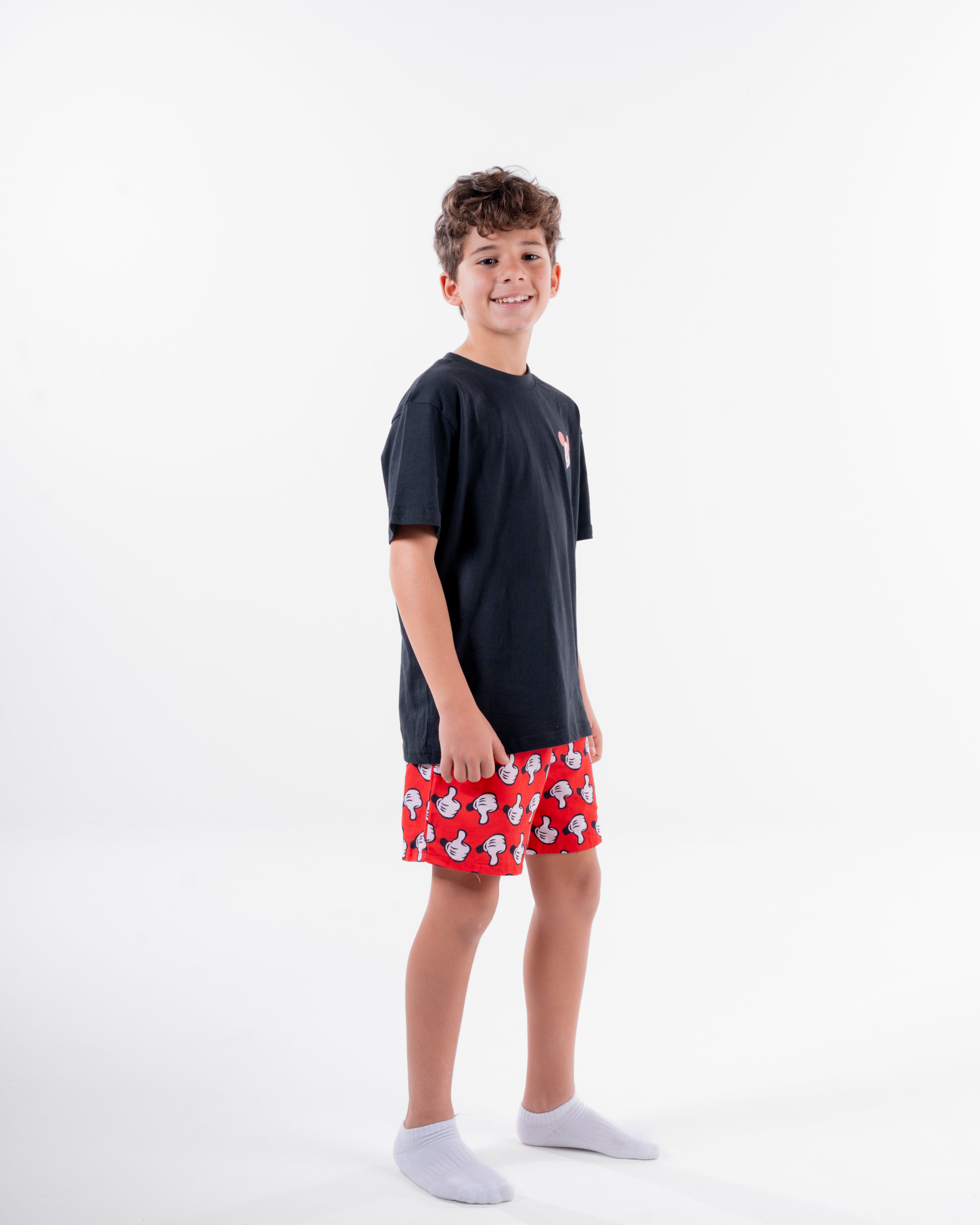 Boys Pyjama Printed Half Sleeves Top