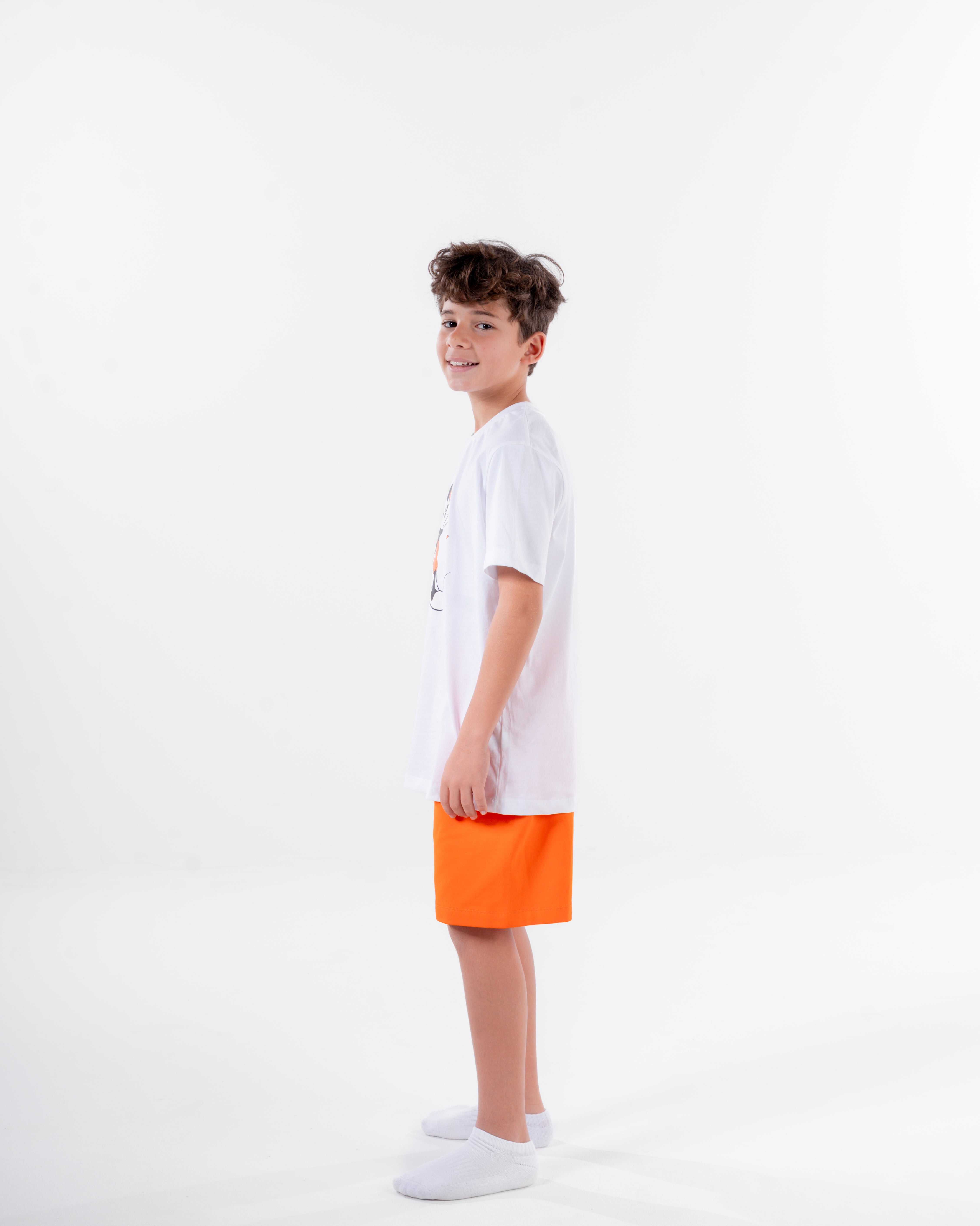 Boys Printed Half Sleeves Pyjama