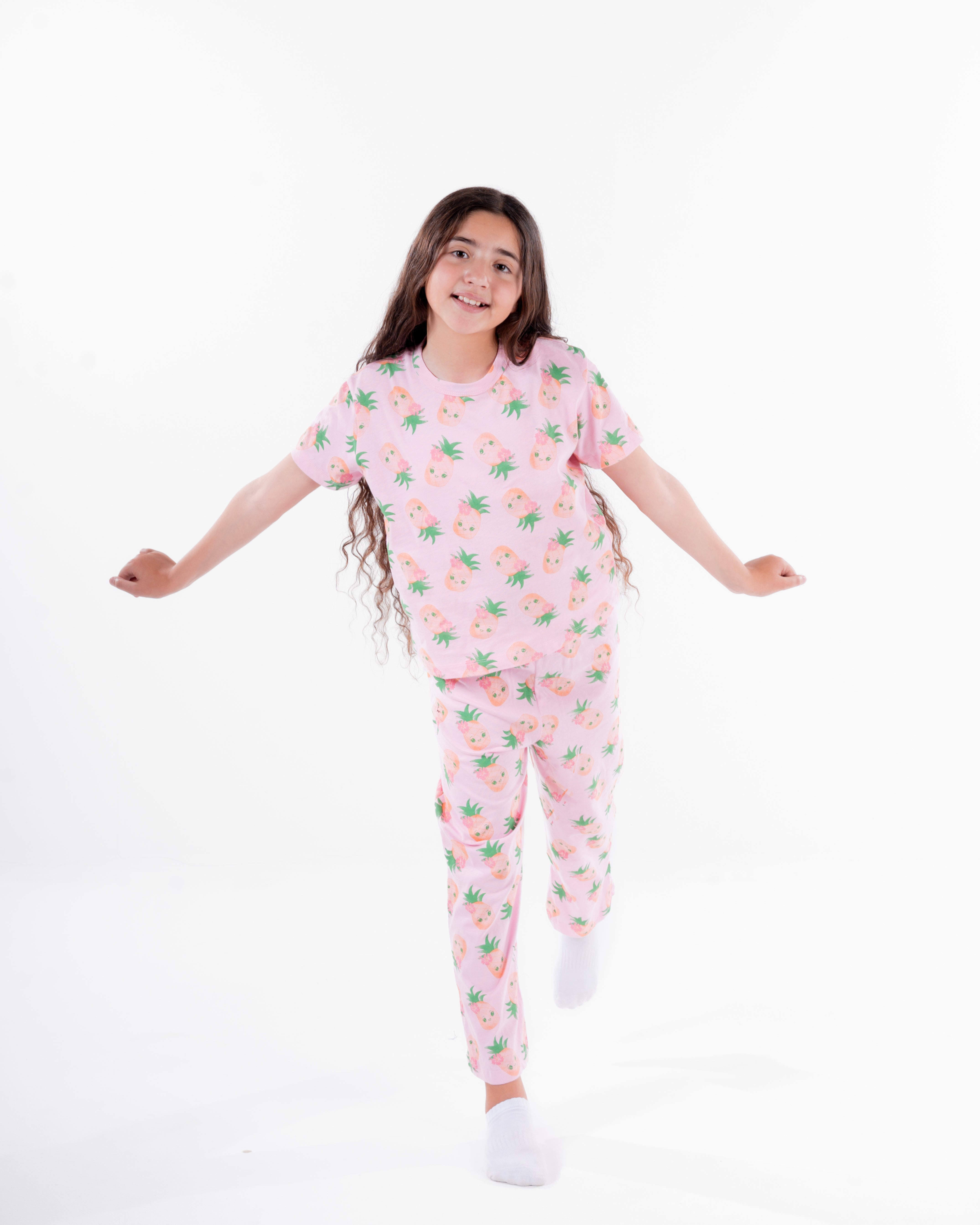 Payjama Girls Printed Pineapple Top Payjama