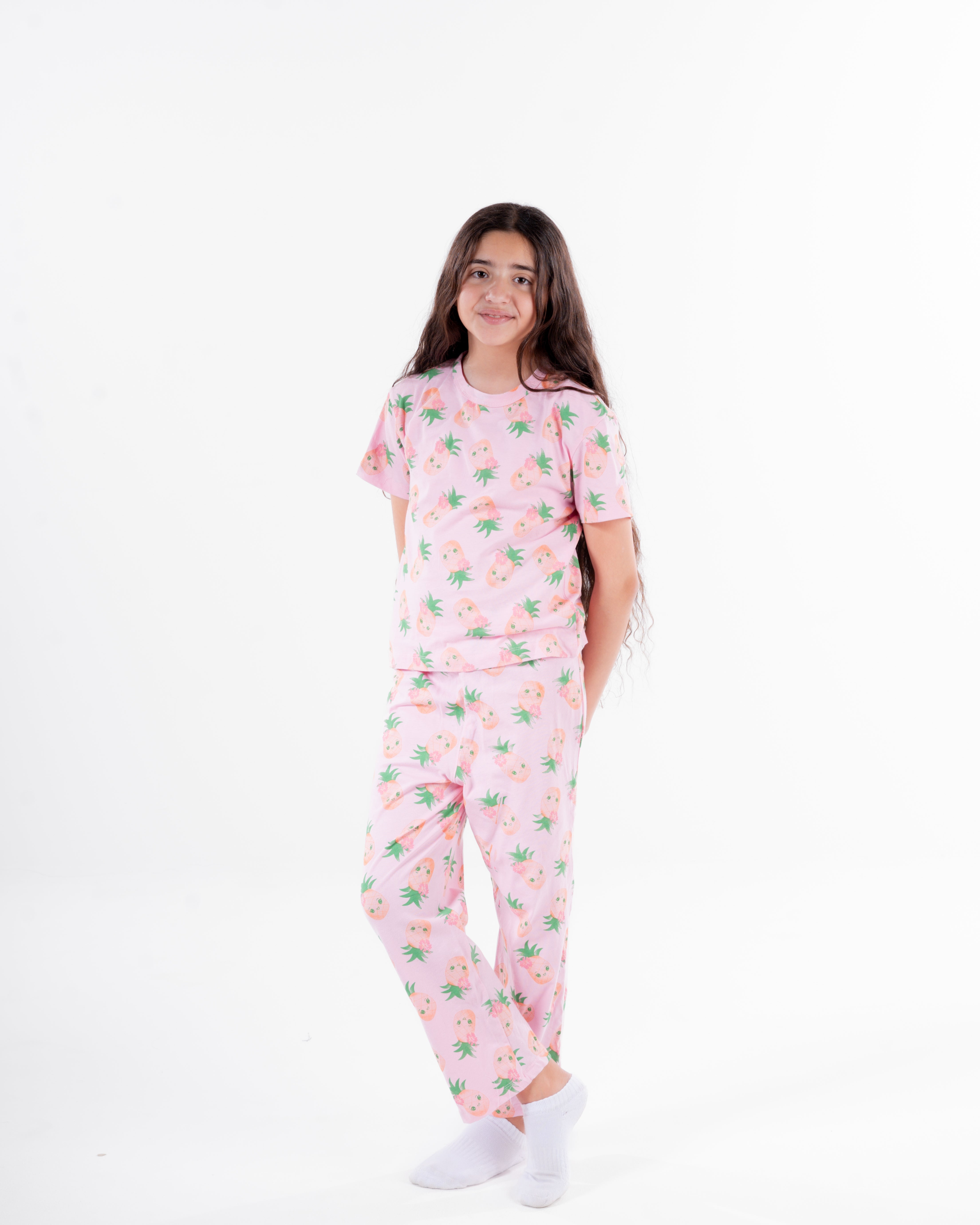 Payjama Girls Printed Pineapple Top Payjama