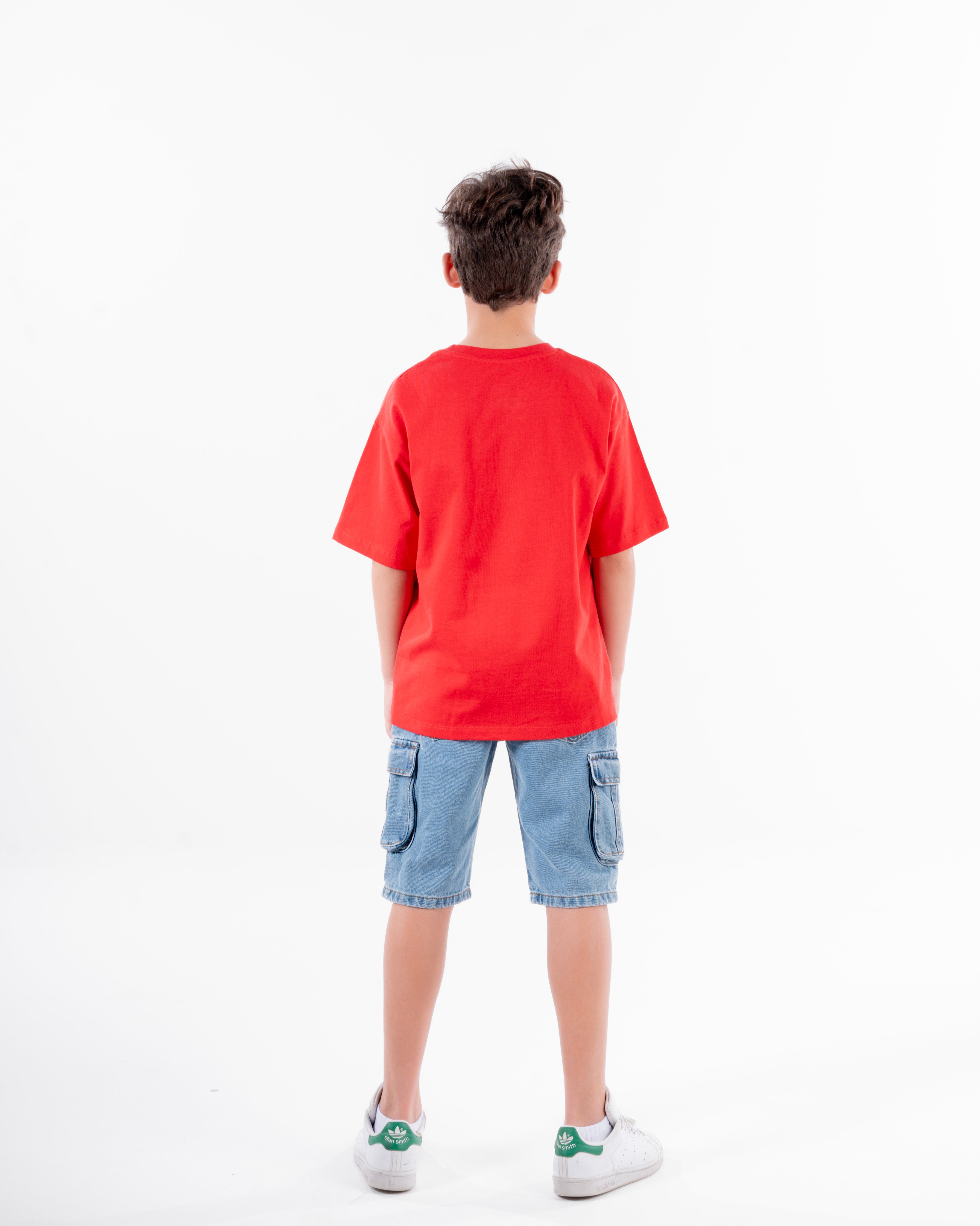 Boys Printed Half Sleeves T-Shirt Oversize