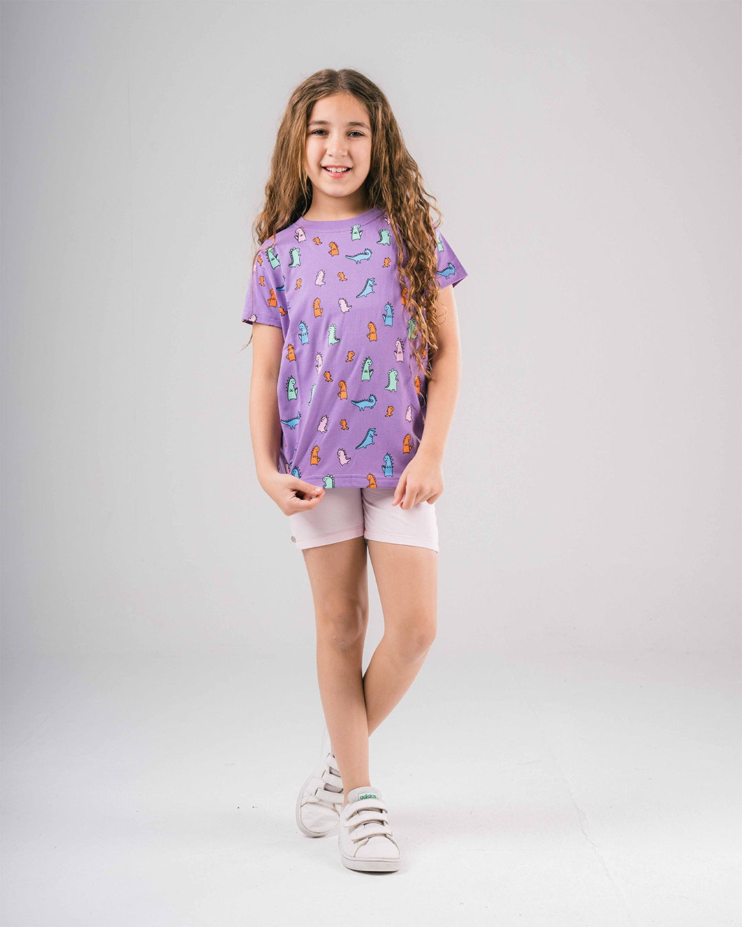 Printed Girls Short Sleeve T-shirt