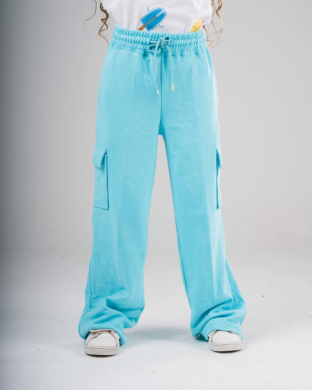 بنطلون واسع الساق للبنات