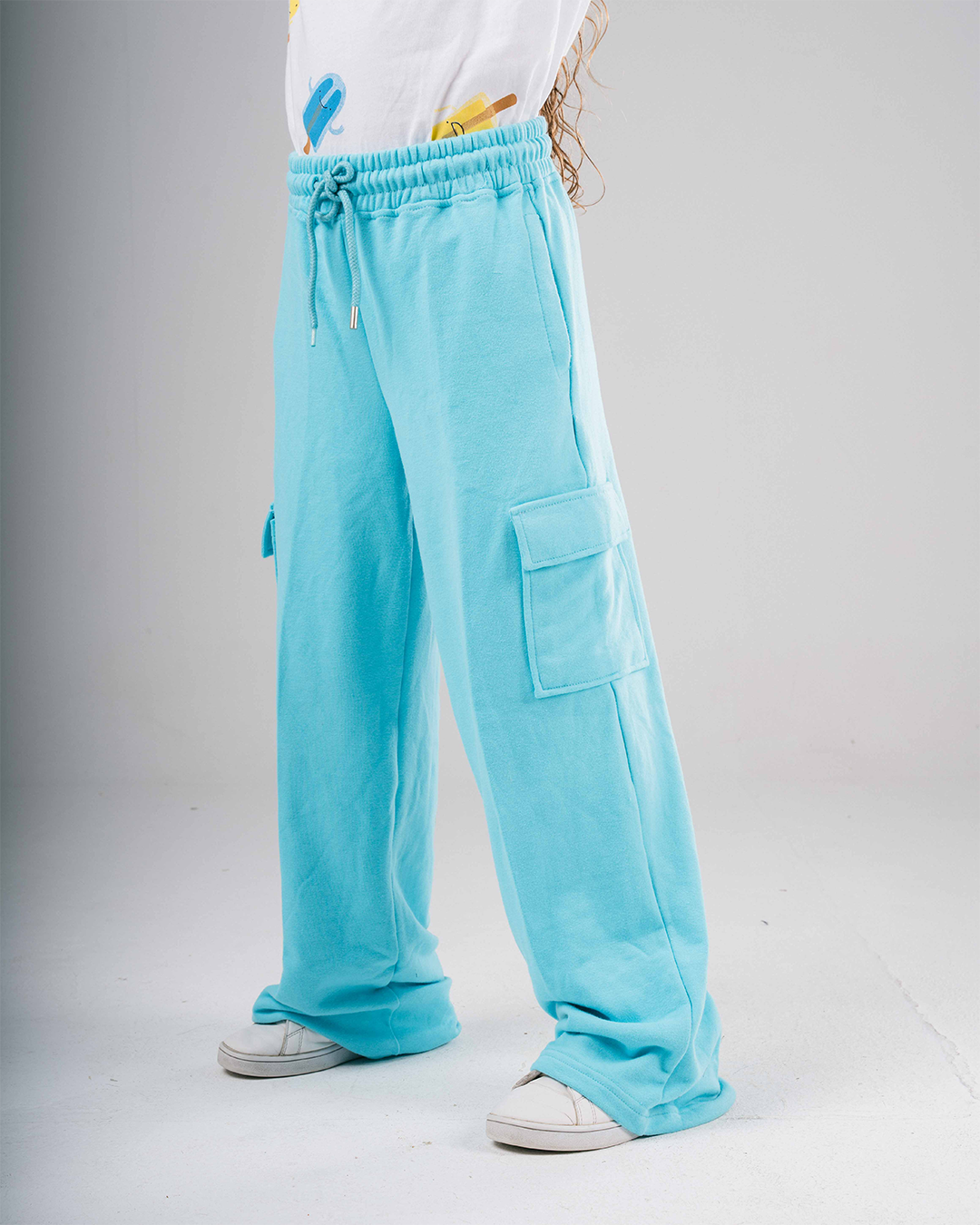 بنطلون واسع الساق للبنات