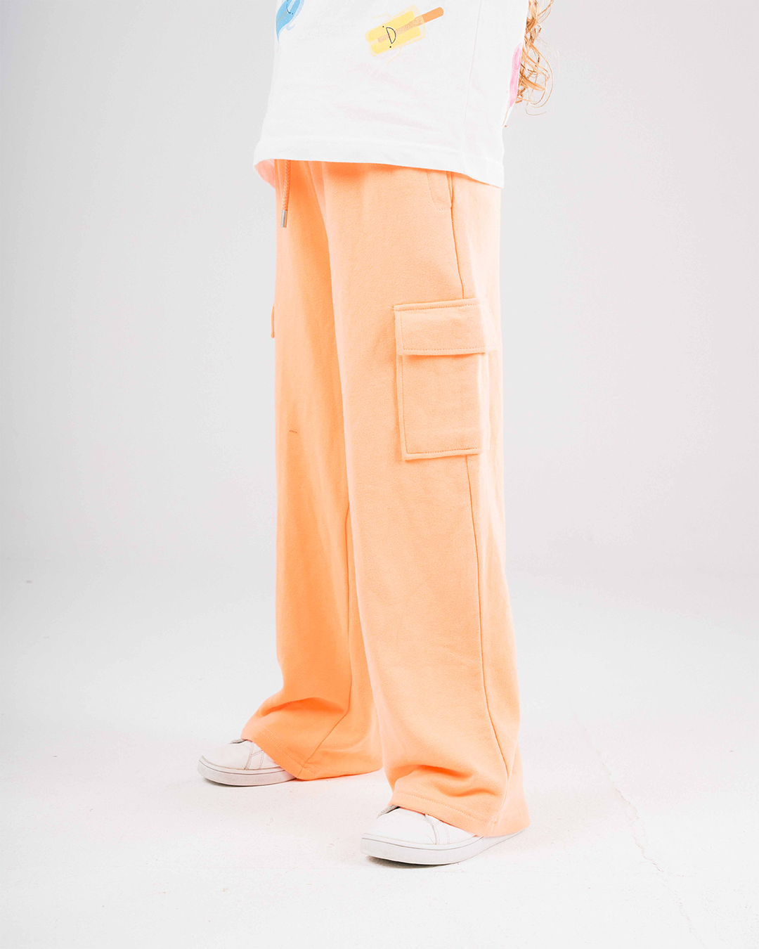 بنطلون واسع الساق للبنات