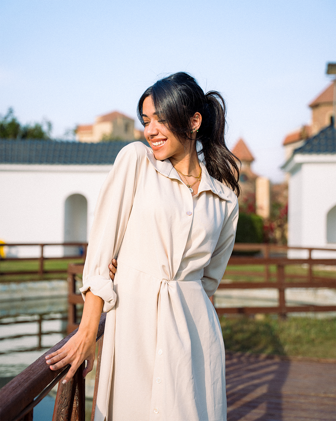 Long Sleeves Dress-Women