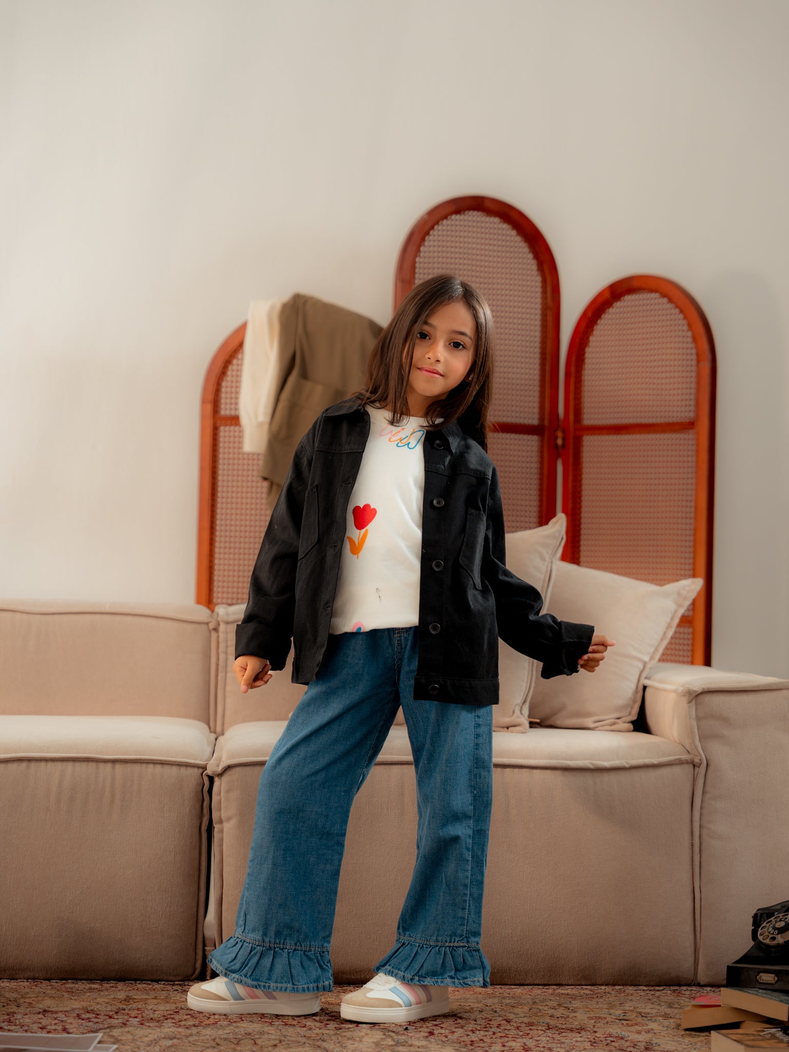 Girl Plain OverShirt