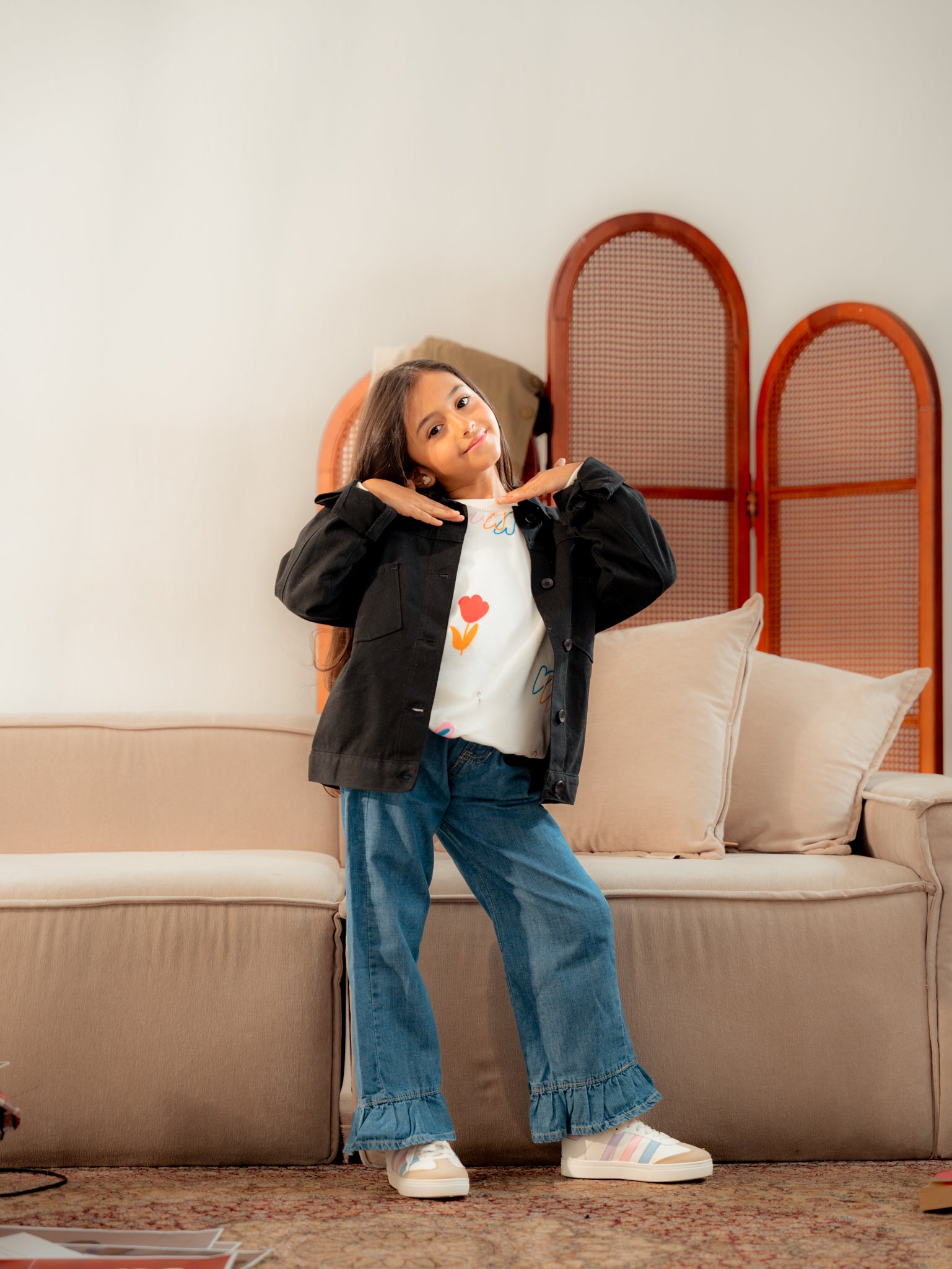 Girl Plain OverShirt