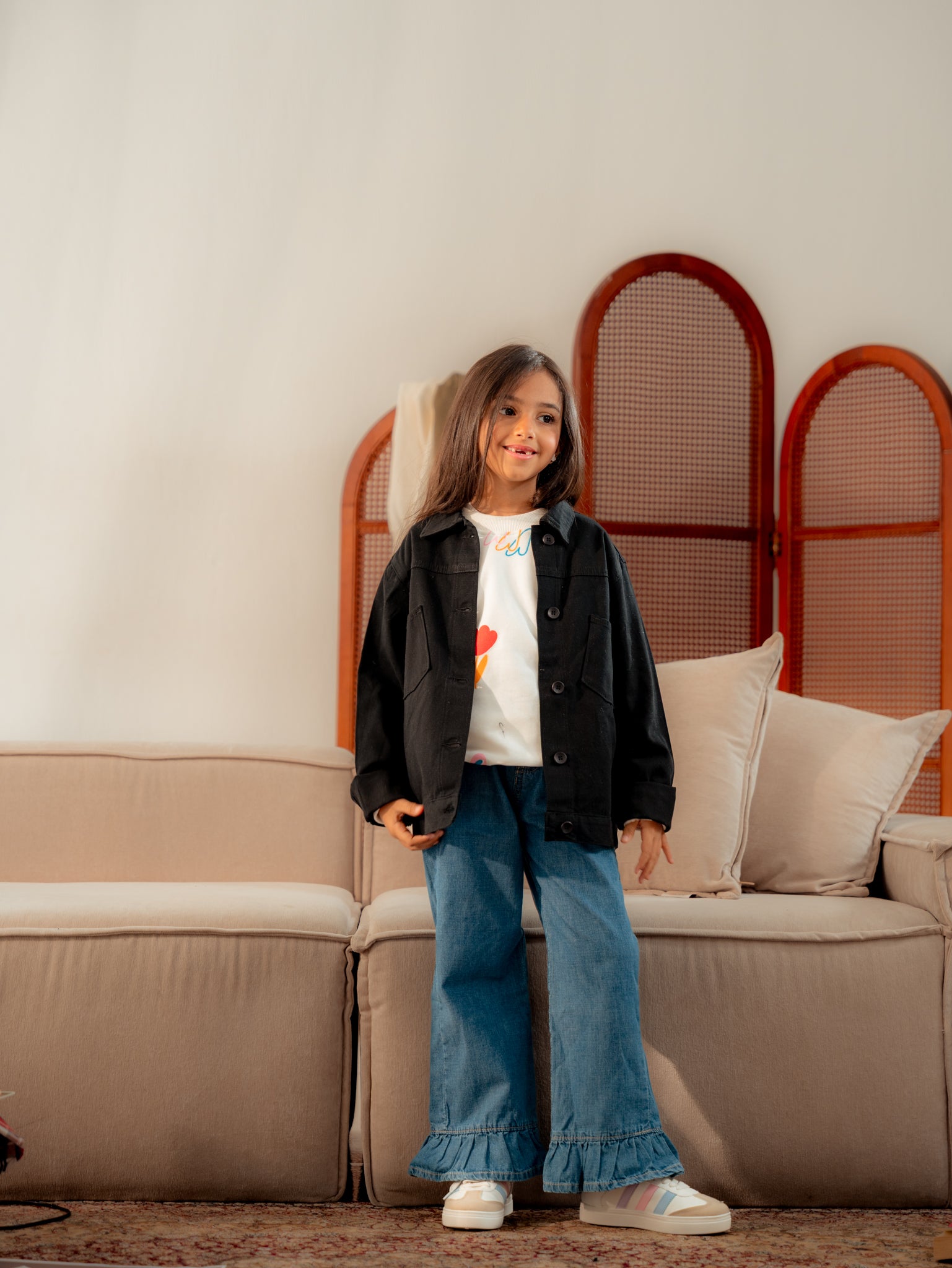 Girl Plain OverShirt