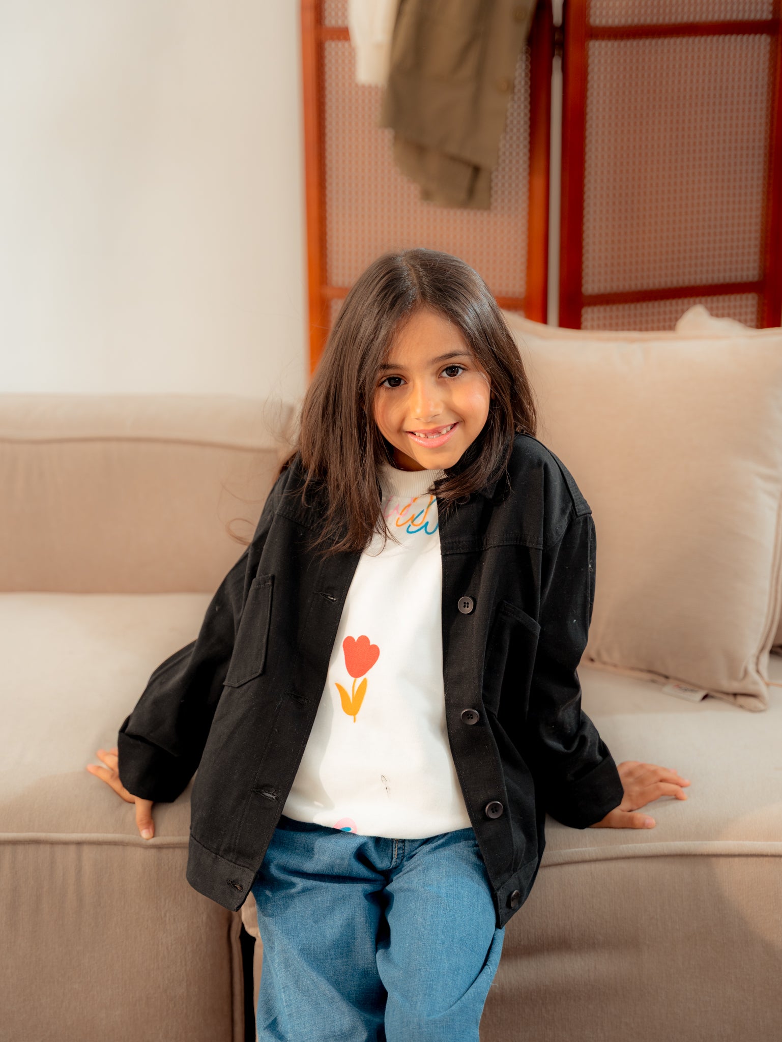 Girl Plain OverShirt