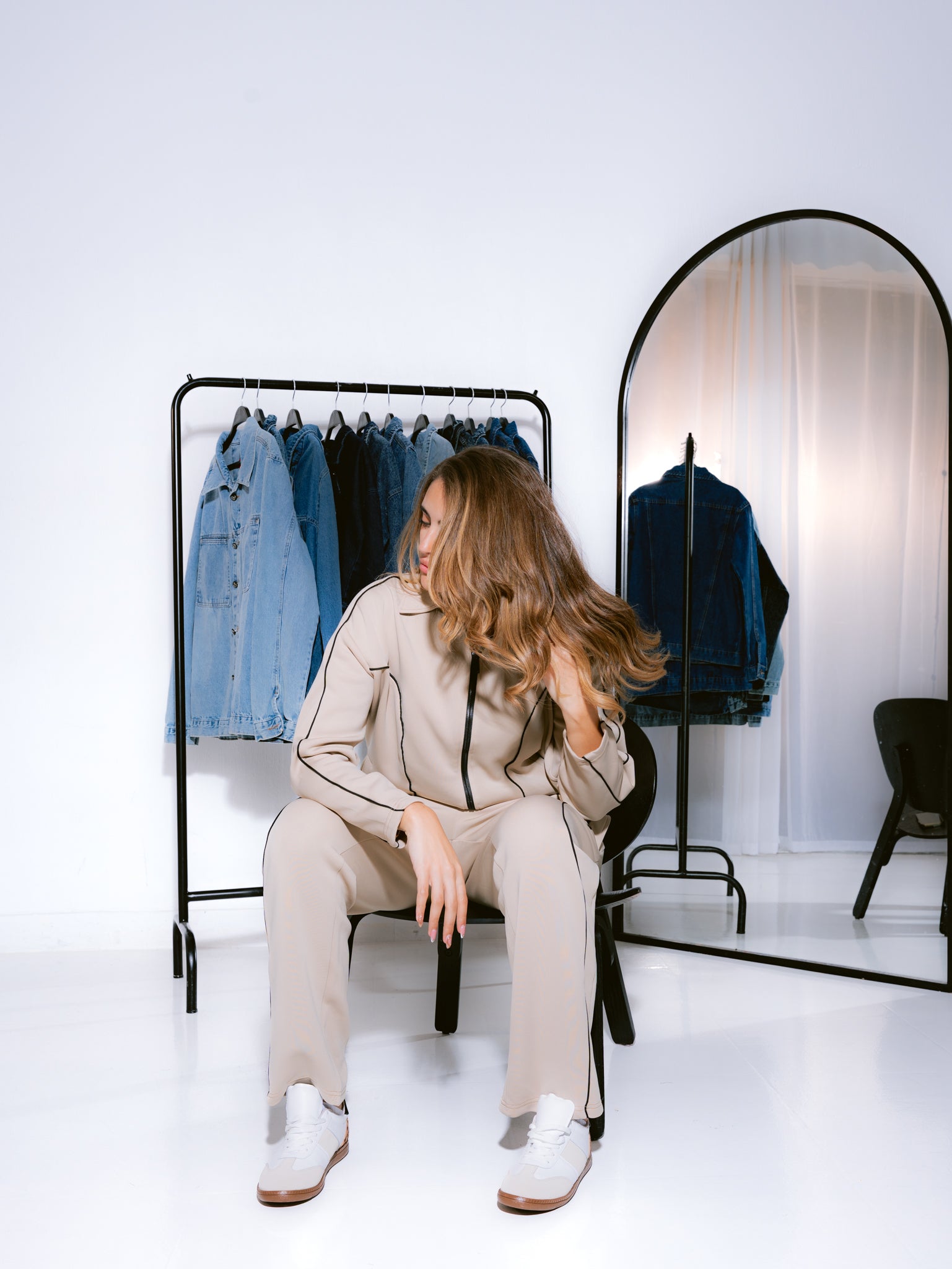 طقم نسائي رياضي