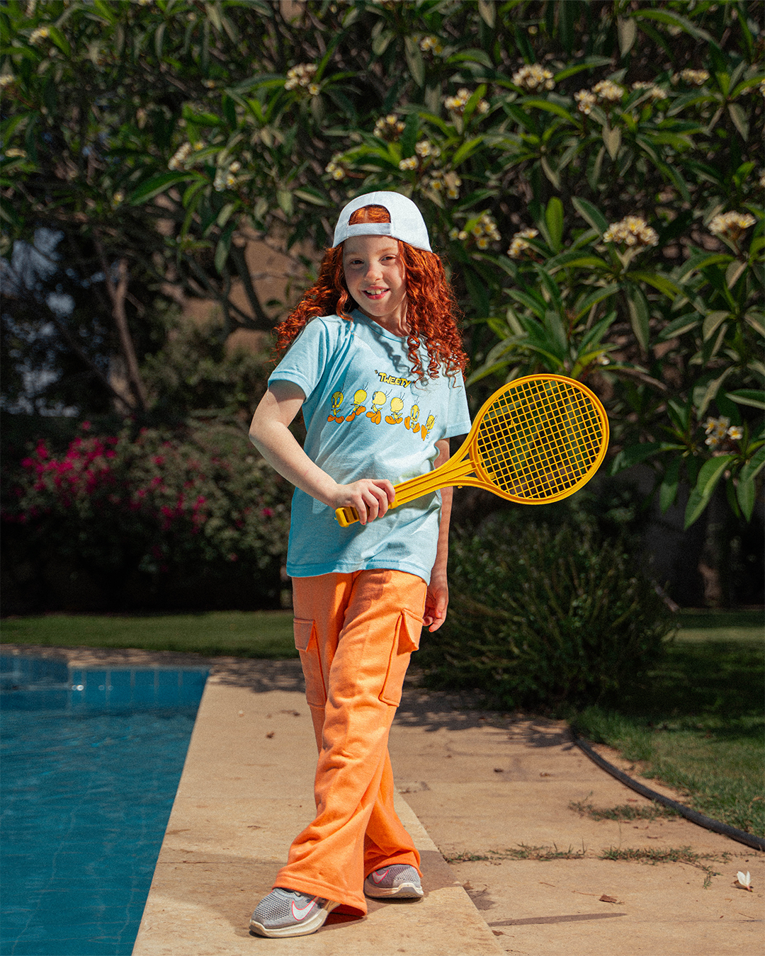 بنطلون واسع الساق للبنات