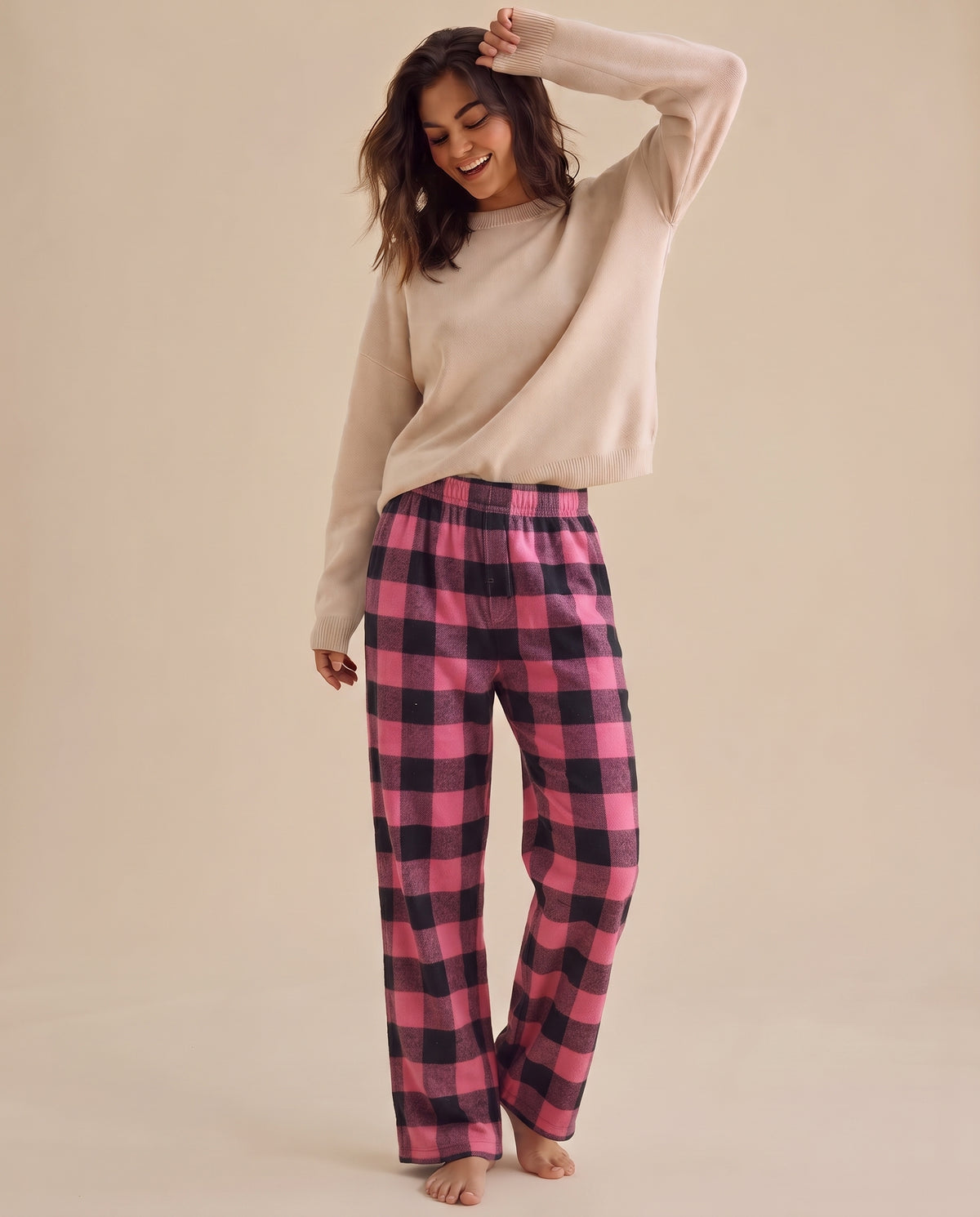 Women Plaid Pant