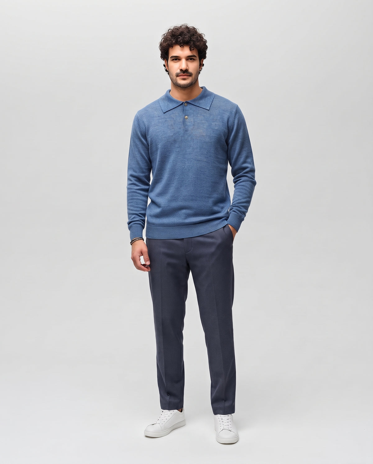Men Polo Pullover