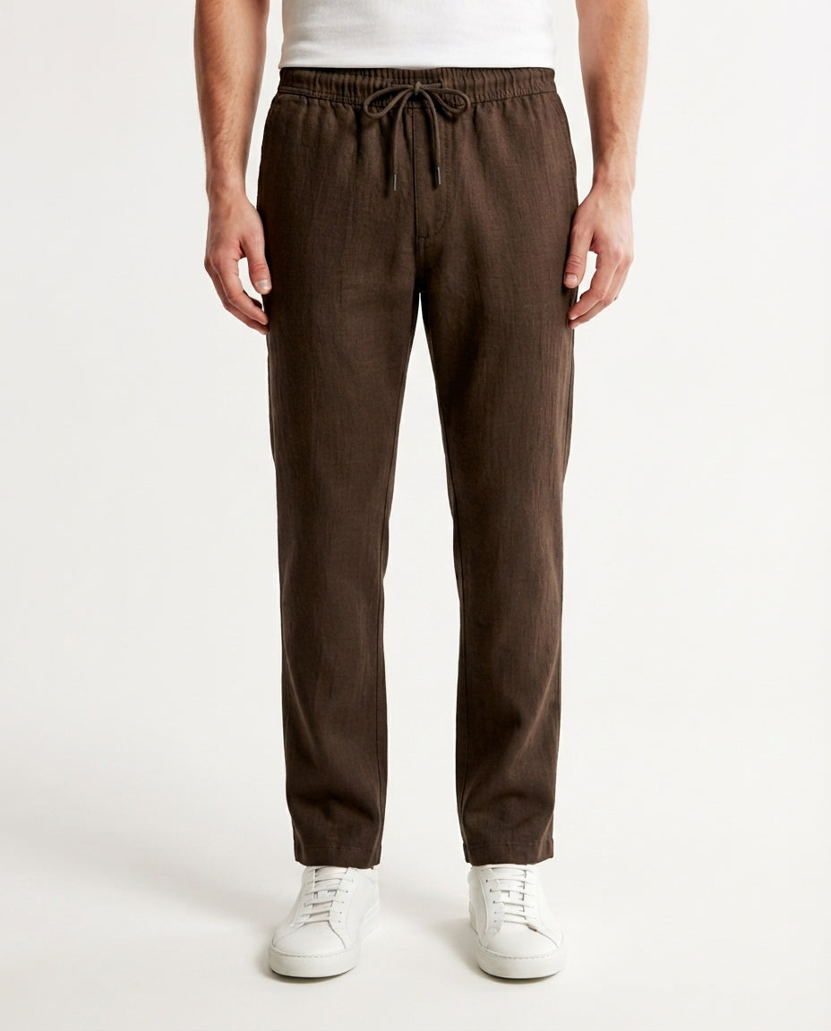 Relaxed-Fit Linen Trousers