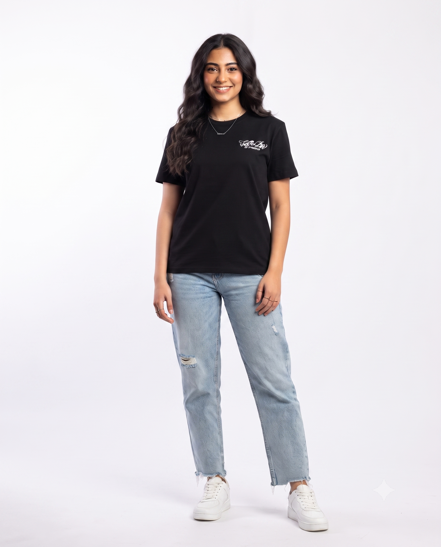 Women Printed Half Sleeves T-shirt