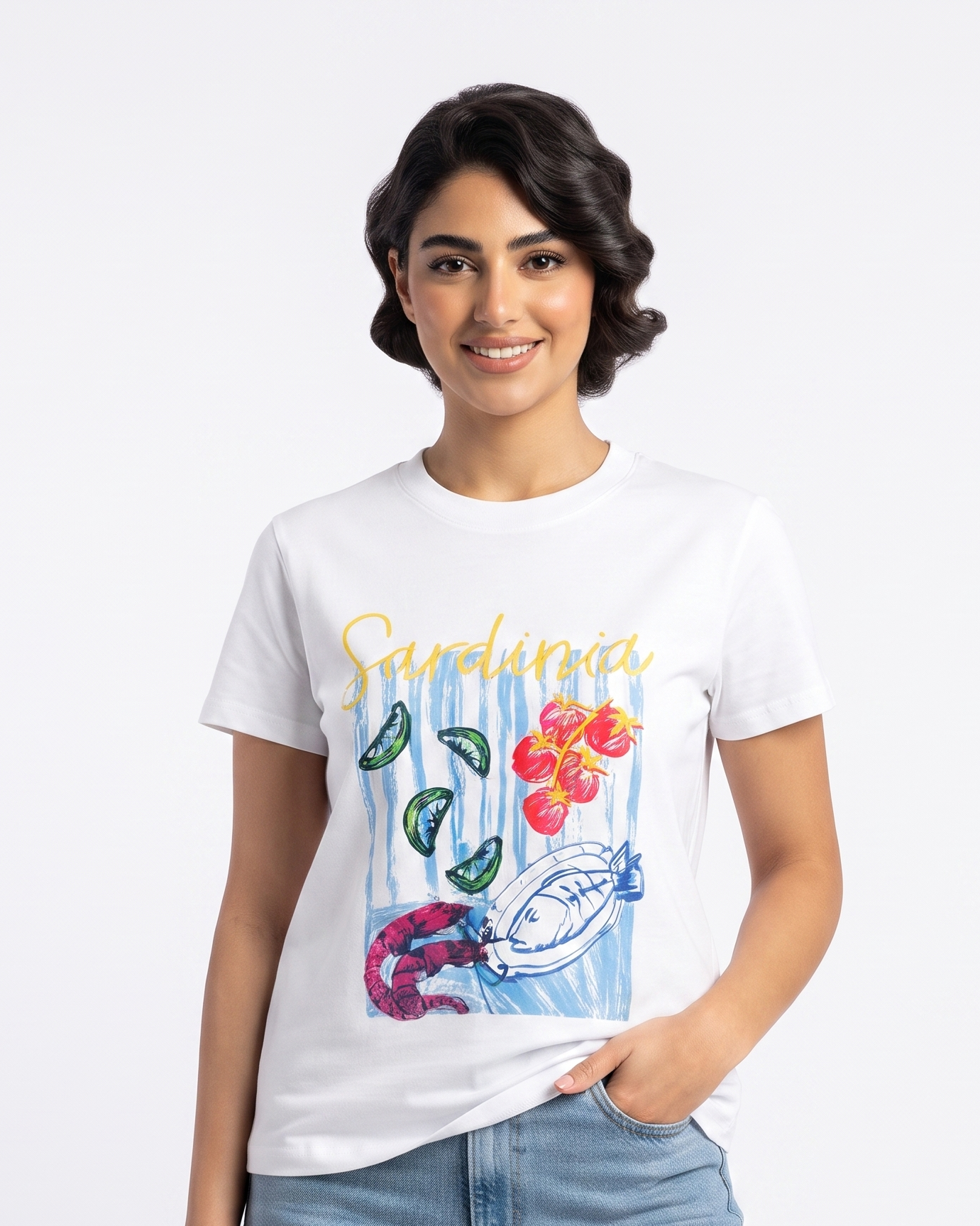 Women Printed Half Sleeves T-shirt