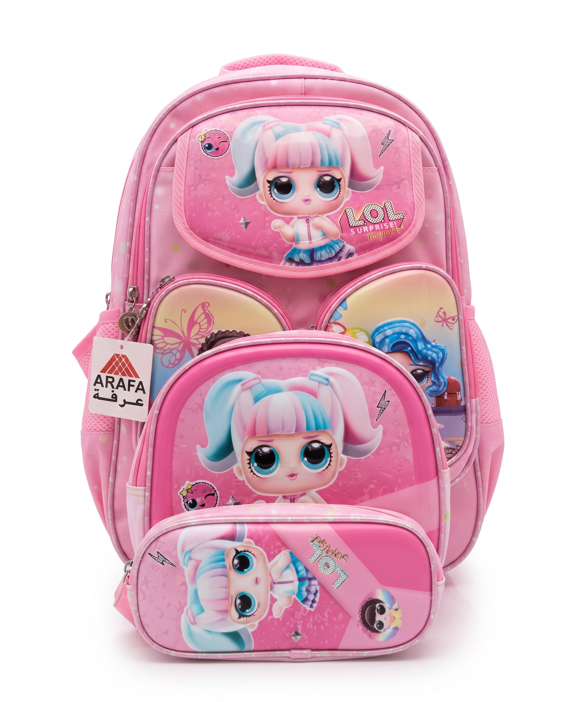 School Back Backpack 3Pc