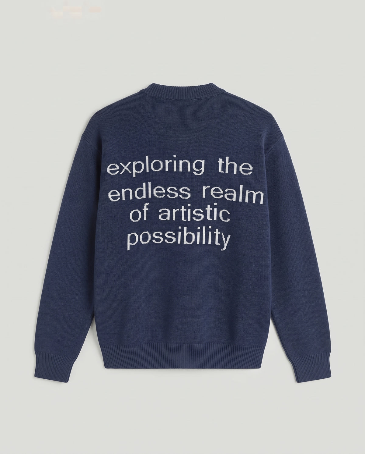 Boys Jaqured Acrvan Round neck Pullover