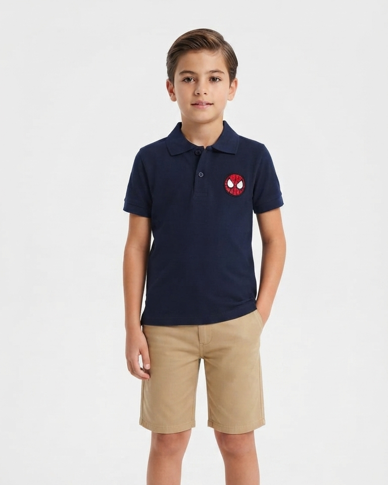 Boys Half Sleeves Polo T-shirt