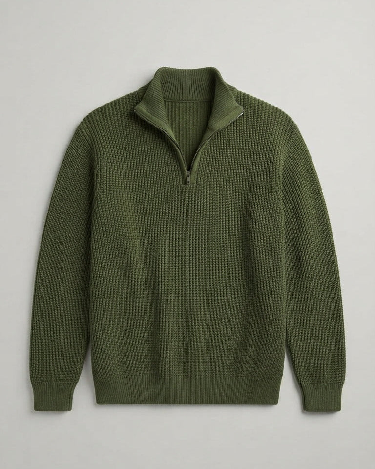 Men Half Zipper Pullover