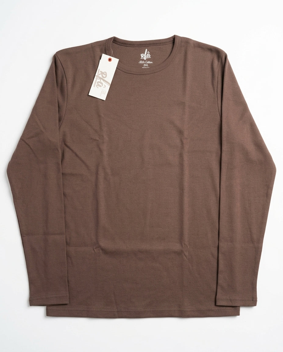 Women Plain Long Sleeves Basic T-shirt