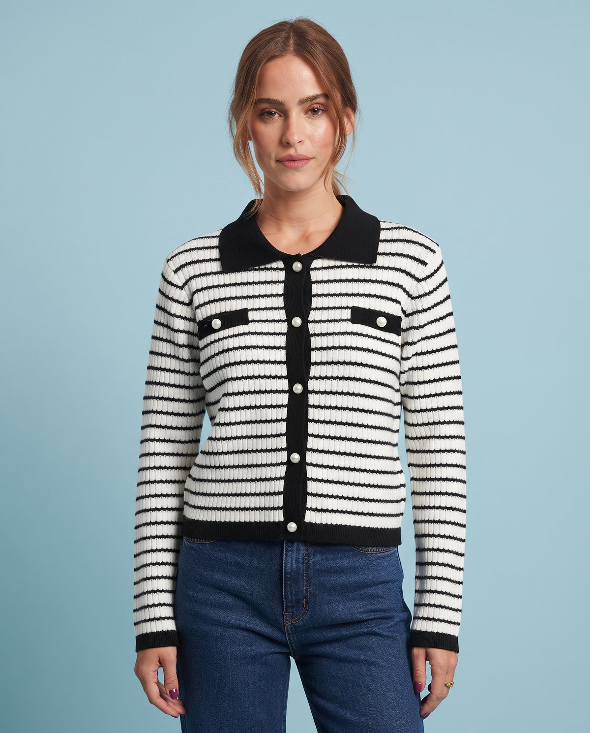 Women Stripped Pullover