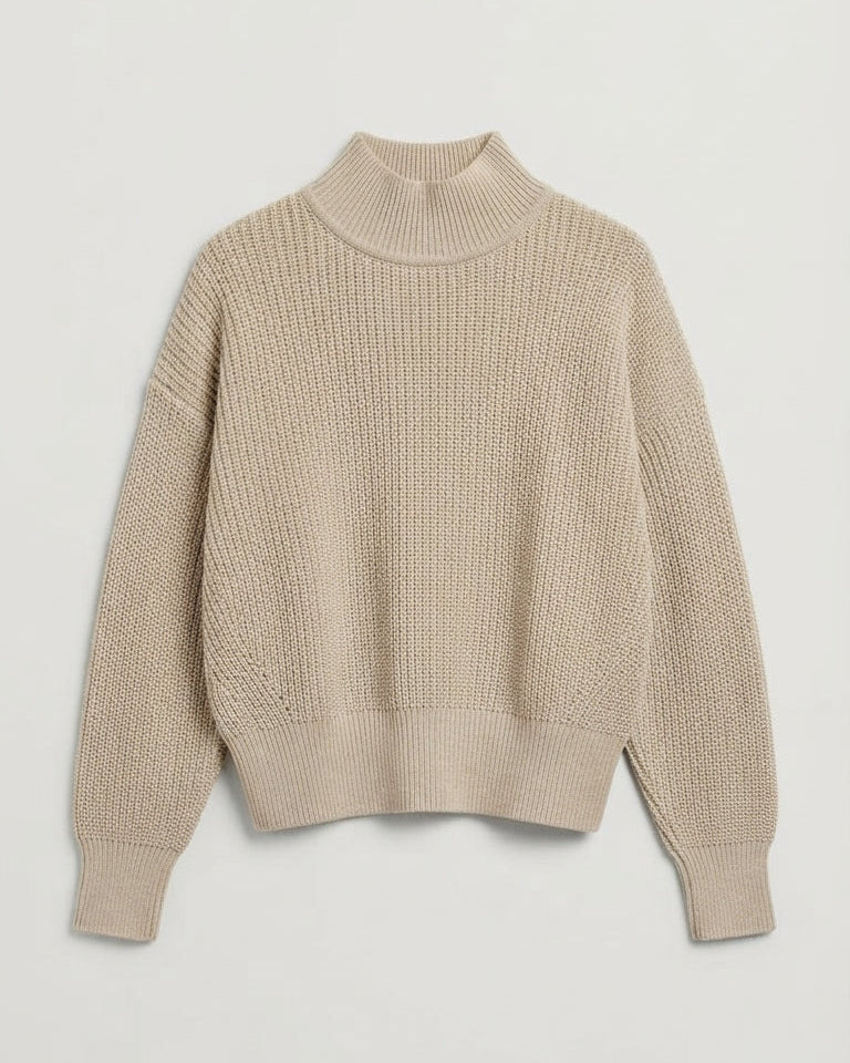 Women Half Cool Neck Pullover 2