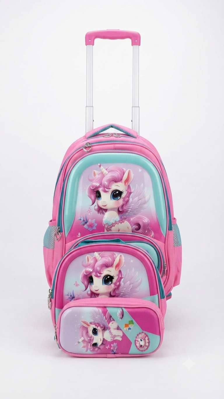 Trolly School Bag 4pc