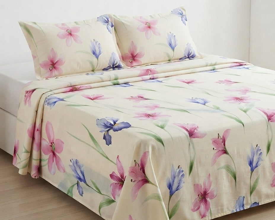 Bed FLat Sheet Set 3pc 240*260CM