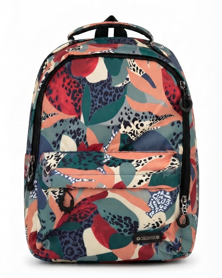 Boho-Chic Printed Backpack