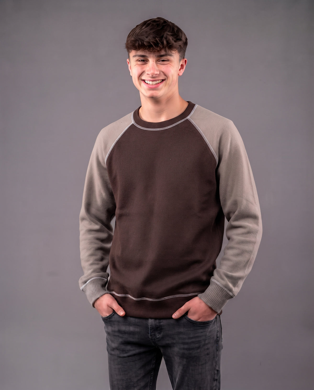 Men Plain Sweatshirt
