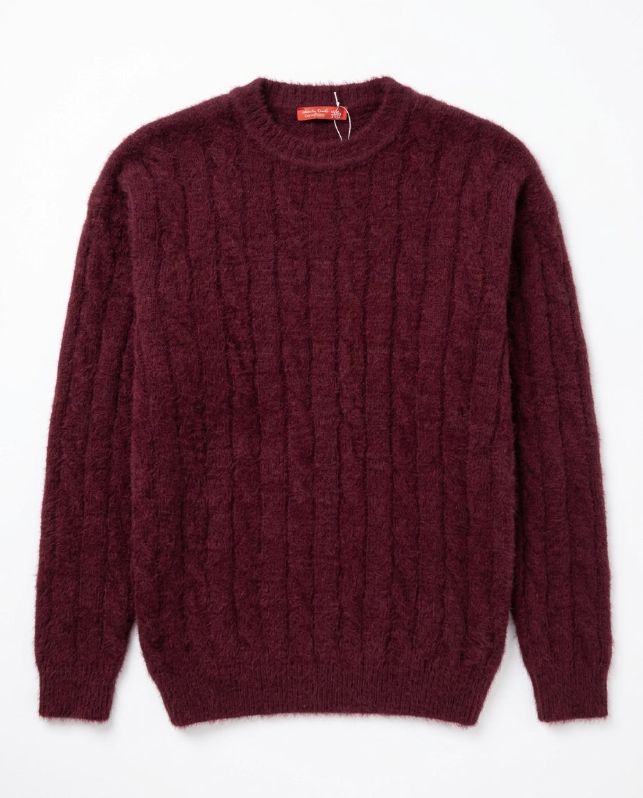 Men Mohair Pullover