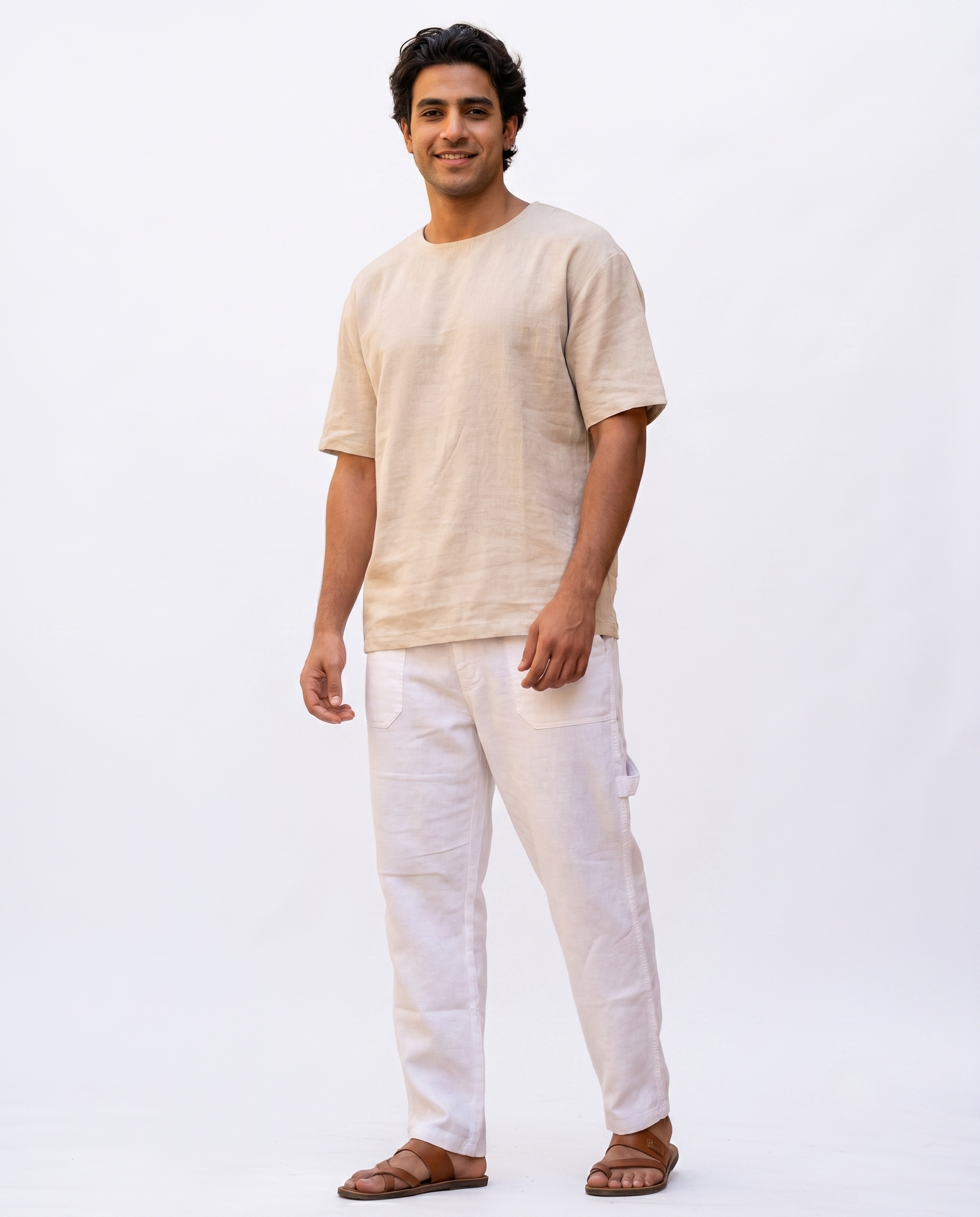 Men Linen Casual Pant
