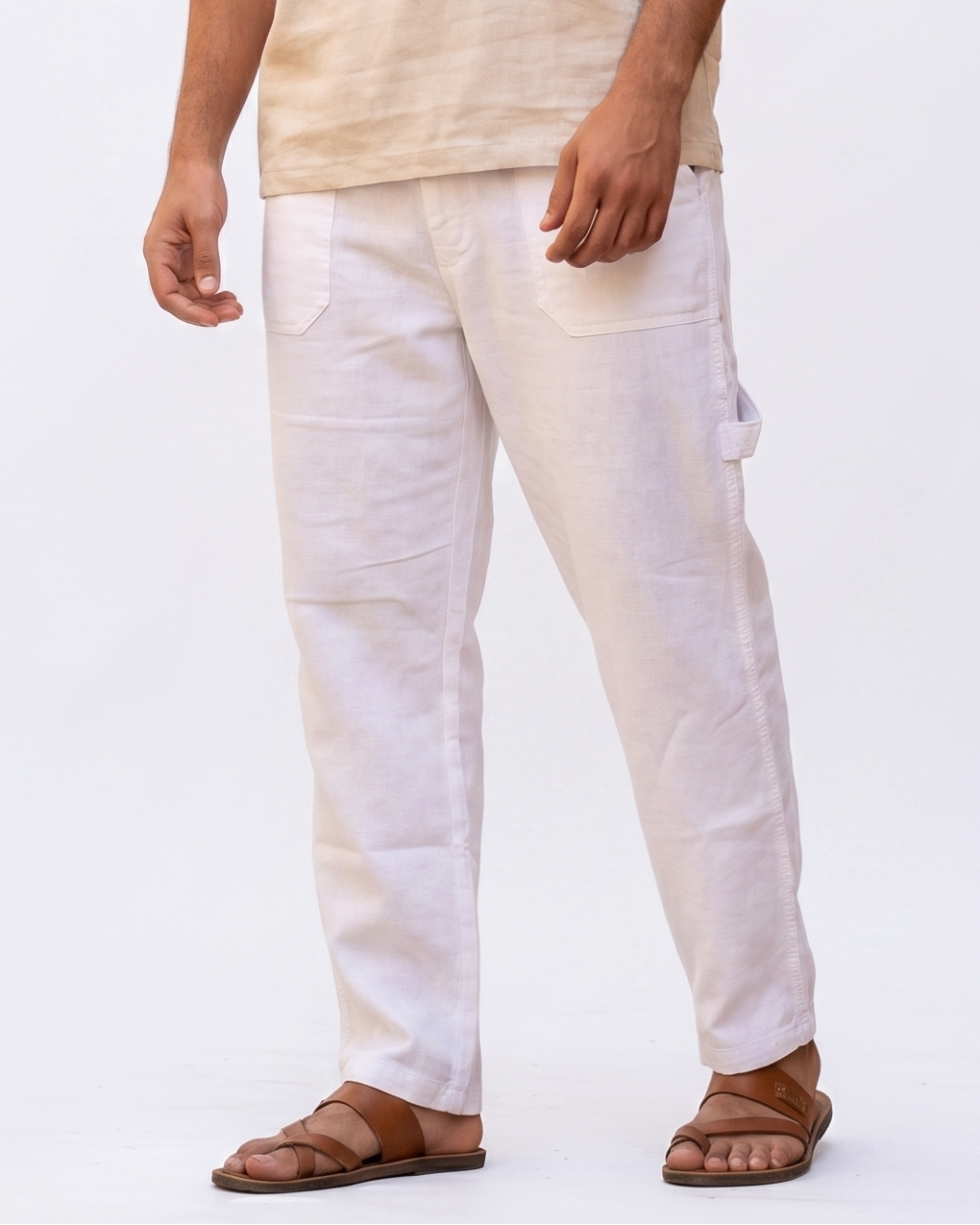 Men Linen Casual Pant
