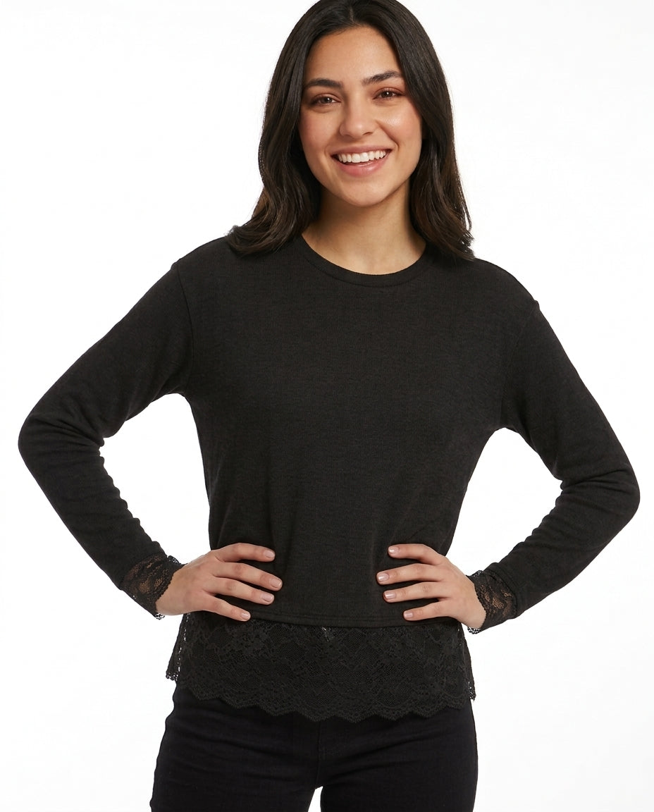 Women Plain Long Sleeves T-Shirt