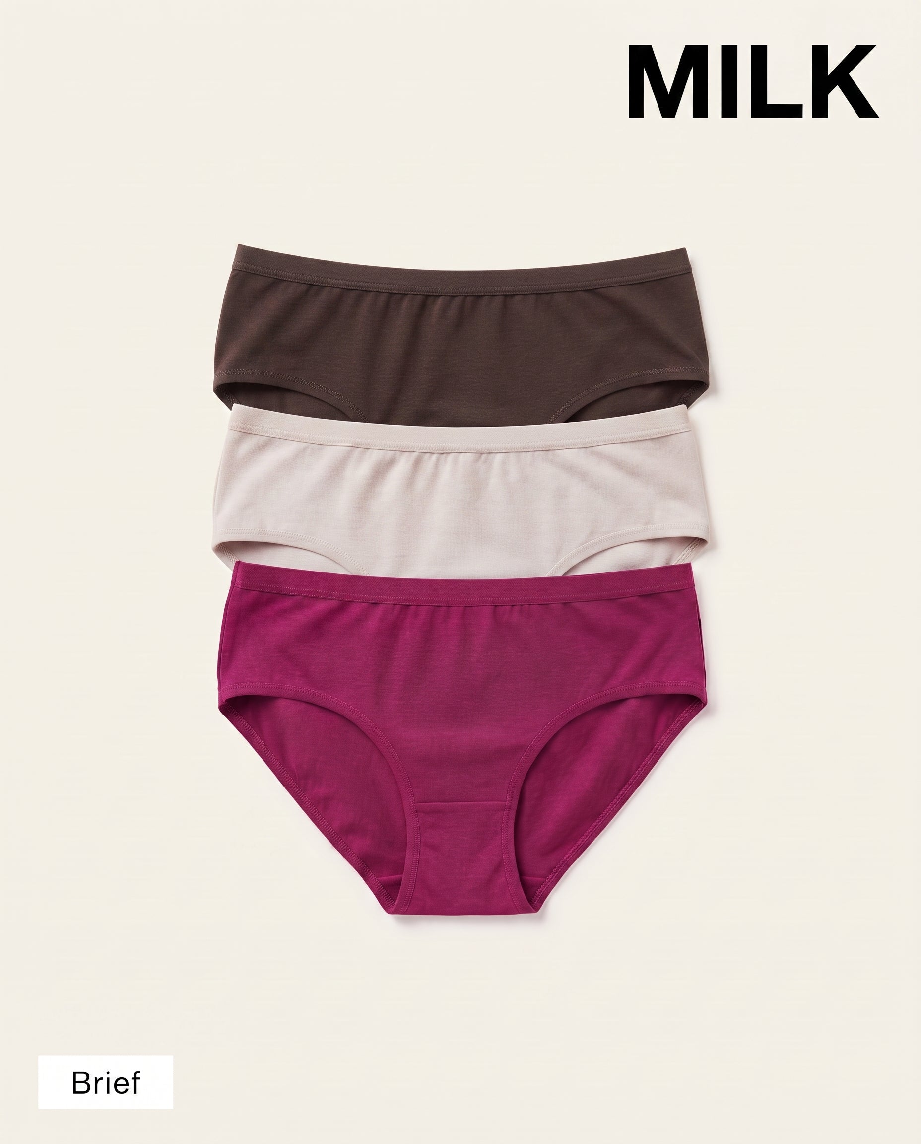 Women Underwear Basic Brief 3pcs