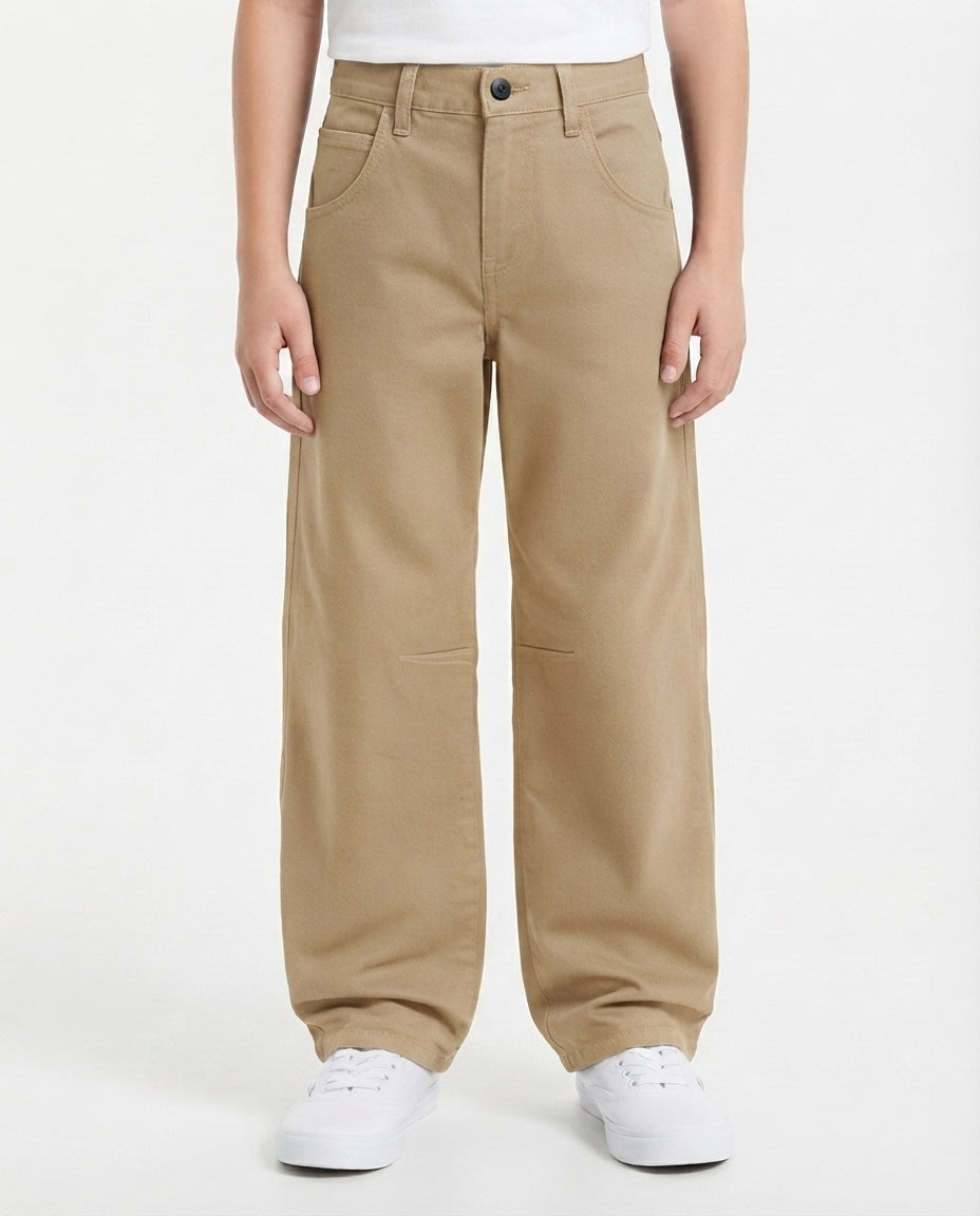 Boys Gabardine Pant Baggy Fit